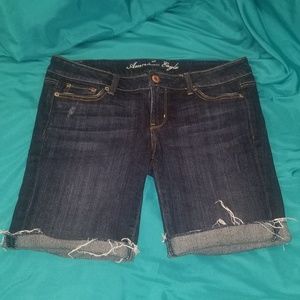 Denim shorts